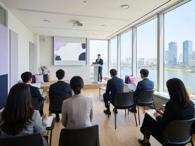 고객 초청 경영 세미나(예시 사진)